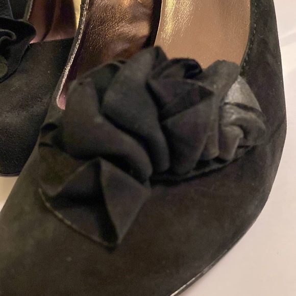 NIB Steve Madden Black Suede High Heels, Size 8, 4” heels - Picture 7 of 8